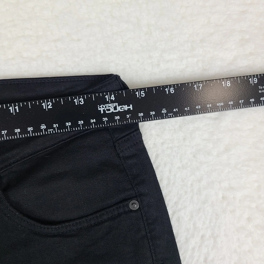 AG Adriano Goldschmied Jeans Womens 28x30 Black Wash The Stella Slim Straight
